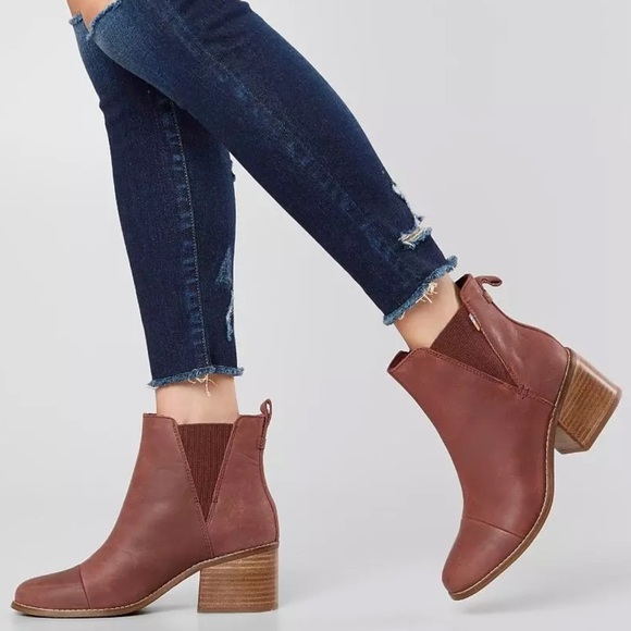 Toms Esme Leather Boots - Picture 9 of 9